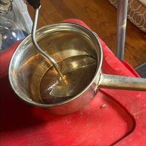 Vintagev Stainless steel Apple sauce grinder